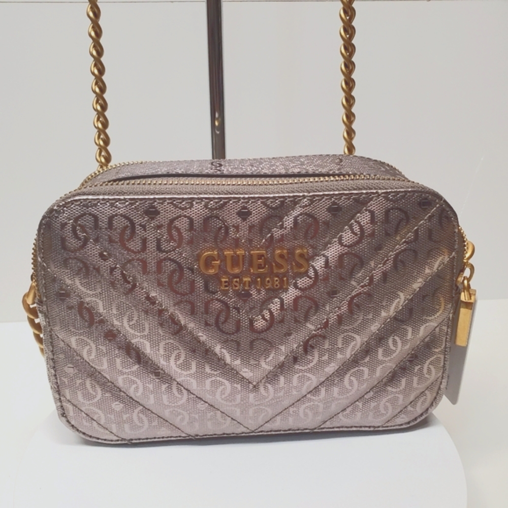 Guess jania double zip camera bag crossbody